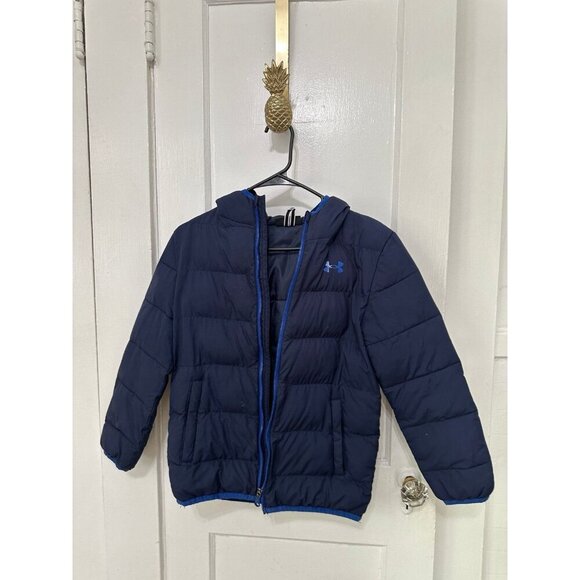 Under Armour youth size medium blue youth jacket - Picture 1 of 11